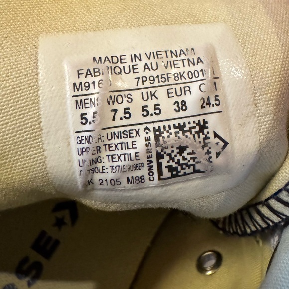 Converse Chuck Taylor All Star High-Top Sneaker Size 7.5 - Picture 7 of 7